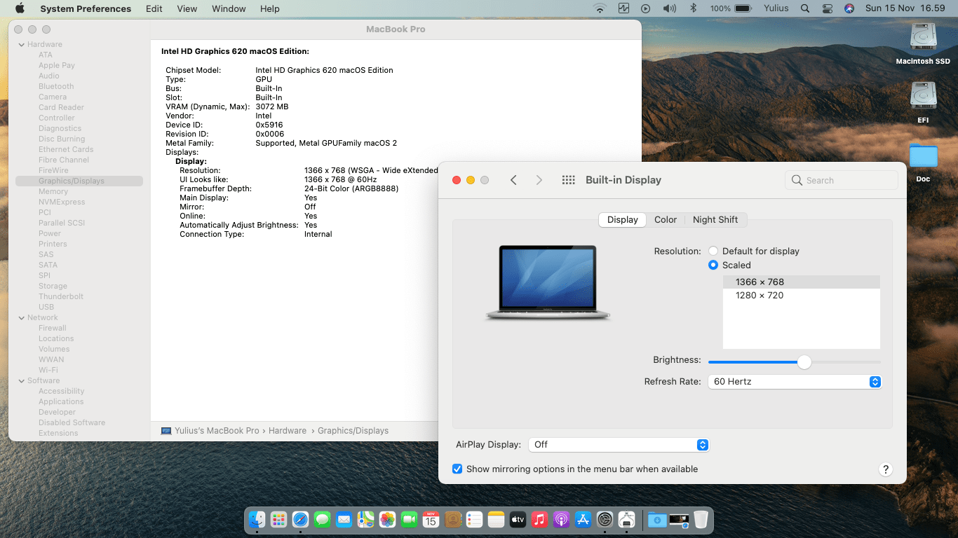 Dell Vostro 14 3468 3rd [KabyLake   Intel HD 620]   OpenCore 8
